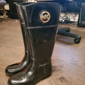 Michael Kors Stockard Tall Rain Winter Boots 7